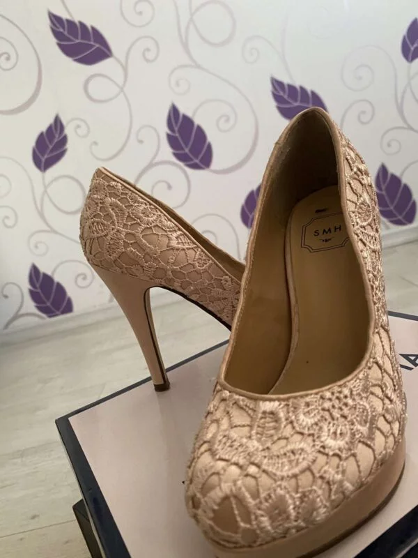 Pantofi cu toc înalt SMITH EU 36 | Bej - Image 2