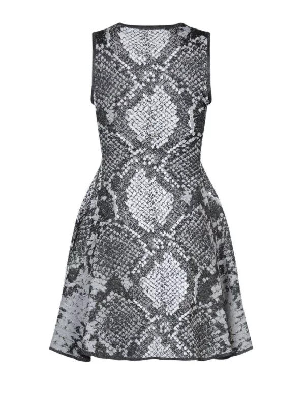 Rochie de seară Philipp Plein M | Gri, Mini, Vâscoză - Image 2