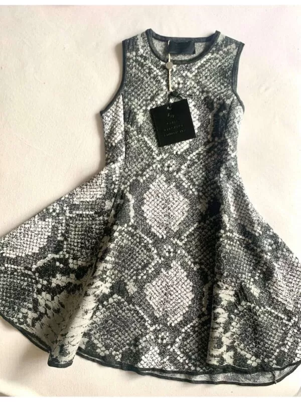 Rochie de seară Philipp Plein M | Gri, Mini, Vâscoză - Image 3