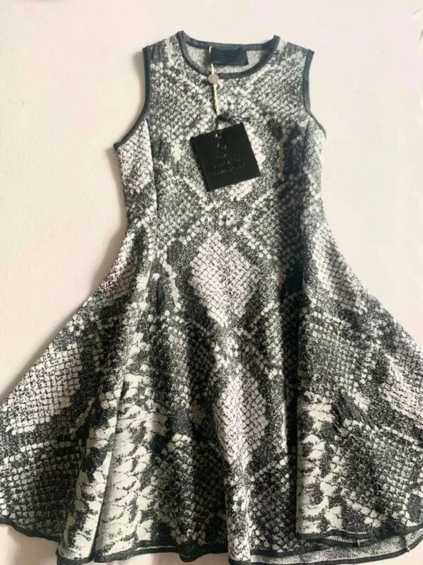 Rochie de seară Philipp Plein M | Gri, Mini, Vâscoză - Image 5