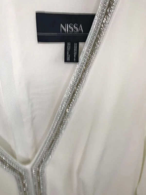 Rochie de seară Nissa M | Ivoire, Midi, Poliester - Image 3