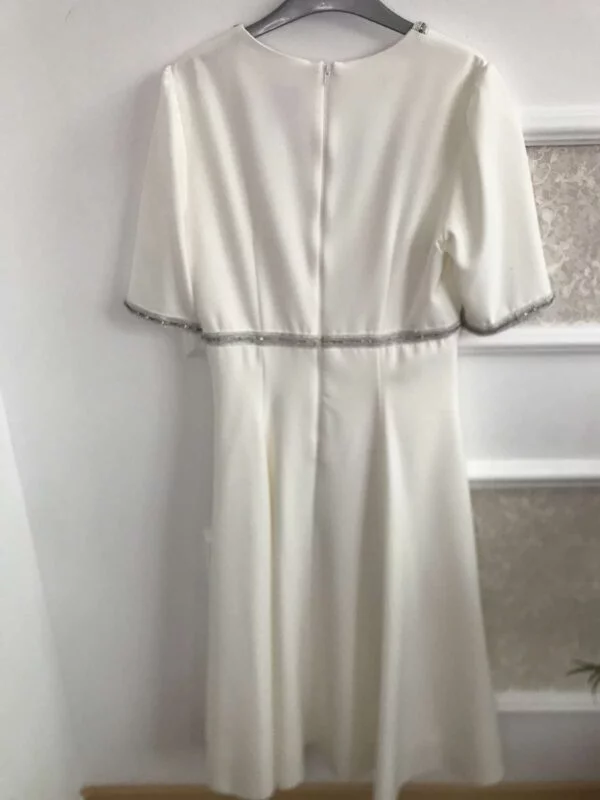 Rochie de seară Nissa M | Ivoire, Midi, Poliester - Image 5