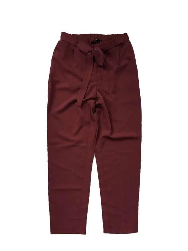 Pantaloni CROPP M | Burgundy, Lungi, Poliester