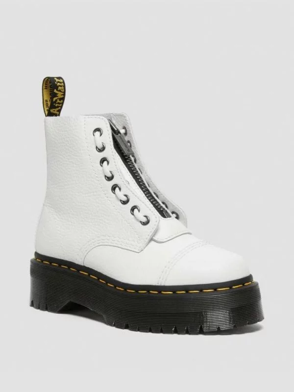 Ghete Dr. Martens EU 39 | Alb, Piele naturală - Image 2