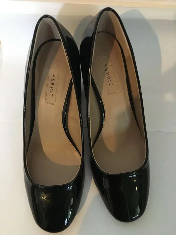 Pantofi cu toc înalt Esprit EU 37 | Negru, Piele ecologică - Image 2
