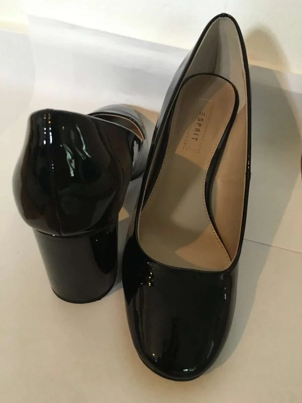 Pantofi cu toc înalt Esprit EU 37 | Negru, Piele ecologică - Image 8