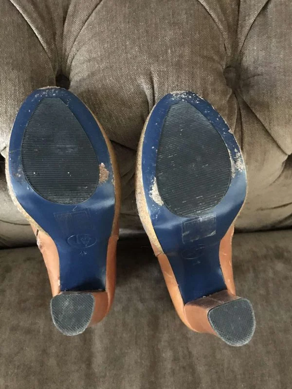 Ghete Armani Jeans EU 37 | Maro, Piele naturală - Image 5