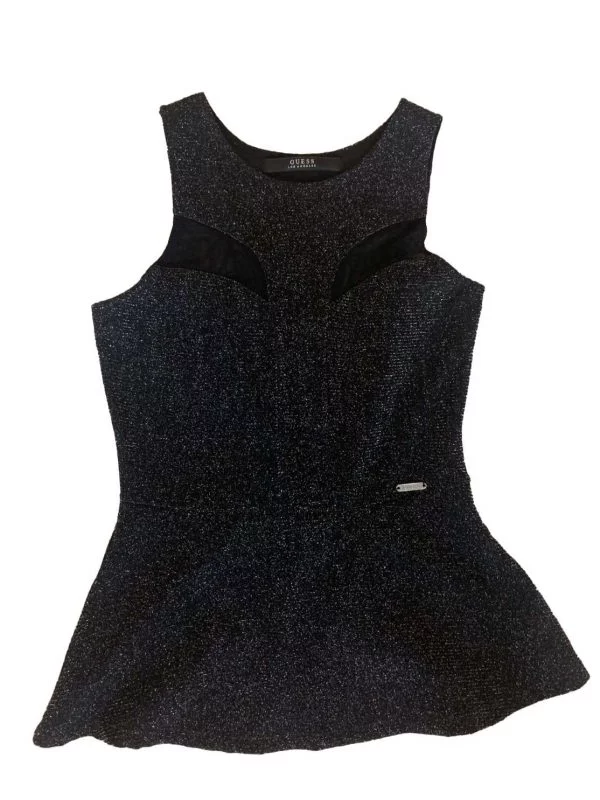 Top Guess XS | Negru, Normal, Poliamidă