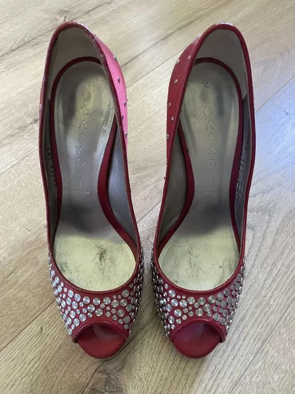 Pantofi cu toc înalt CASADEI EU 36.5 | Roșu - Image 2