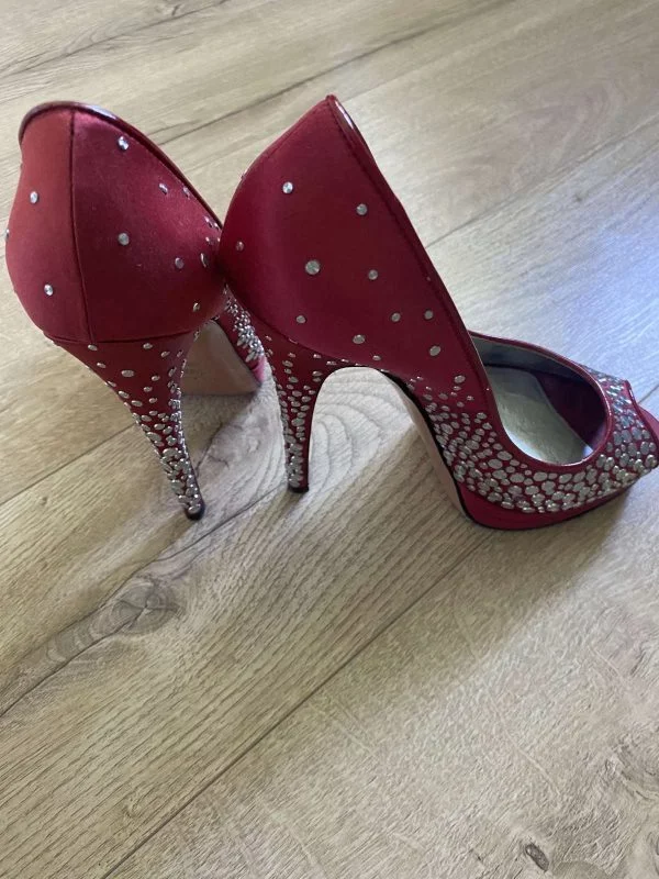 Pantofi cu toc înalt CASADEI EU 36.5 | Roșu - Image 3