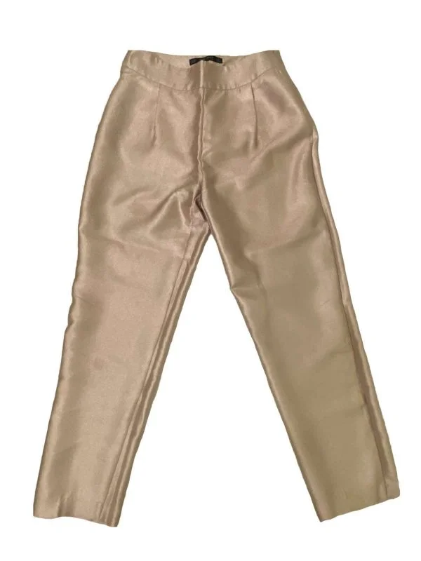 Pantaloni Zara XS | Roz, Lungi, Poliester