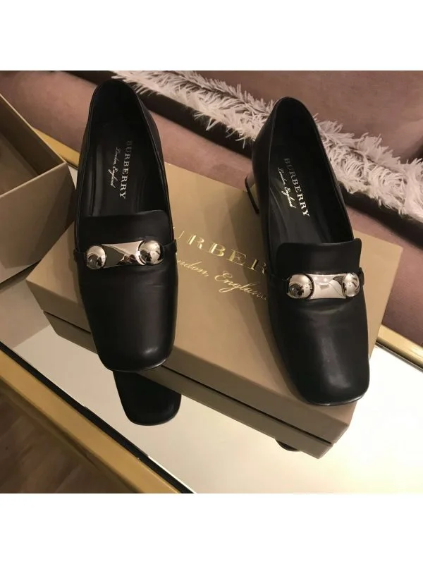 Pantofi Burberry EU 39 | Negru, Piele naturală - Image 5