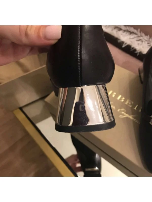 Pantofi Burberry EU 39 | Negru, Piele naturală - Image 6