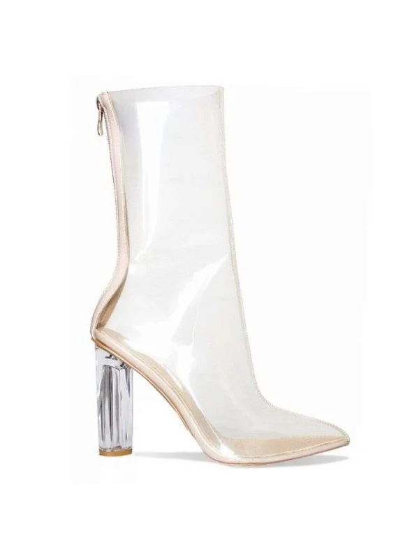 Ghete PUBLIC DESIRE EU 39 | Alb, Acrilic