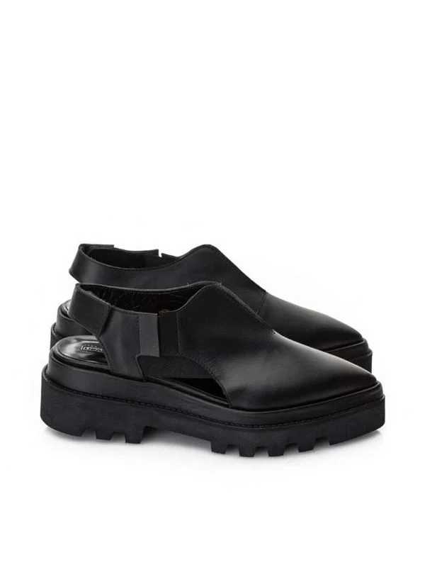 Pantofi MIHAELA GLAVAN EU 37 | Negru, Piele naturală - Image 2