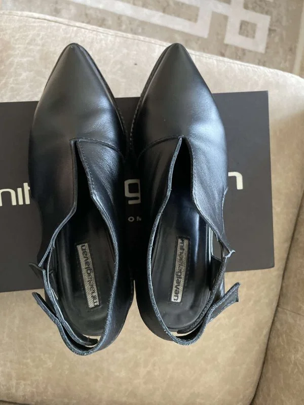 Pantofi MIHAELA GLAVAN EU 37 | Negru, Piele naturală - Image 7