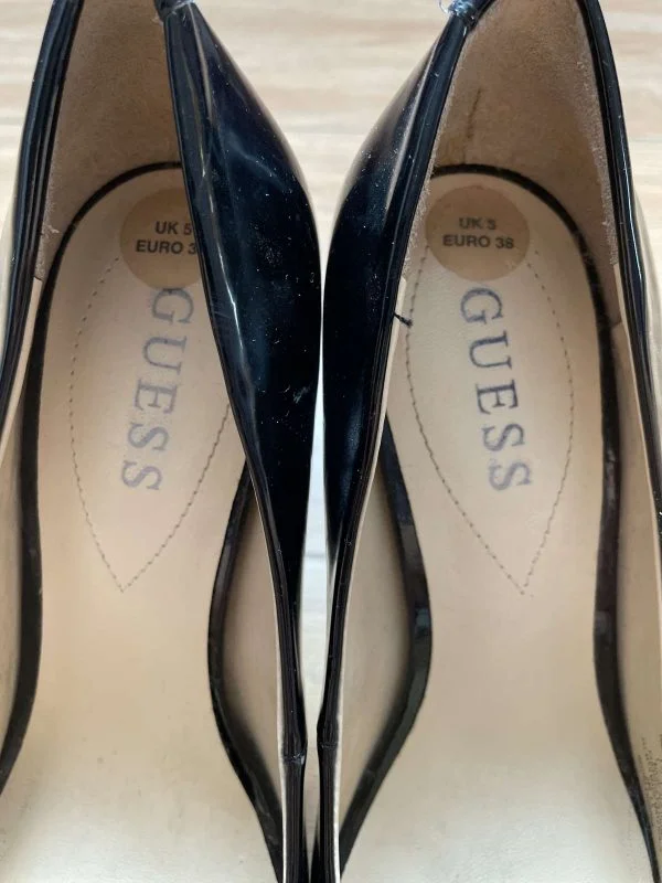 Pantofi cu toc înalt Guess EU 37.5 | Negru, Piele naturală - Image 4