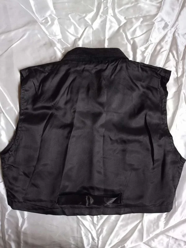 Vestă LUBELLO L | Negru, Fără glugă, Piele întoarsă Suede - Image 3