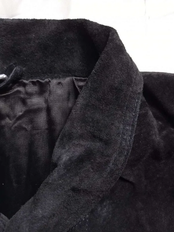 Vestă LUBELLO L | Negru, Fără glugă, Piele întoarsă Suede - Image 4