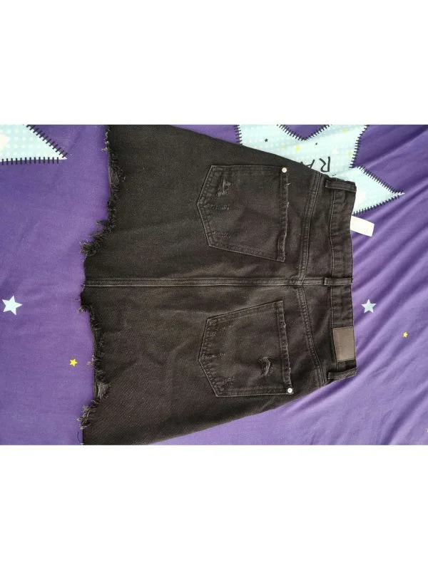 Fustă Bershka EU 36 | Negru, Mini, Denim - Image 9