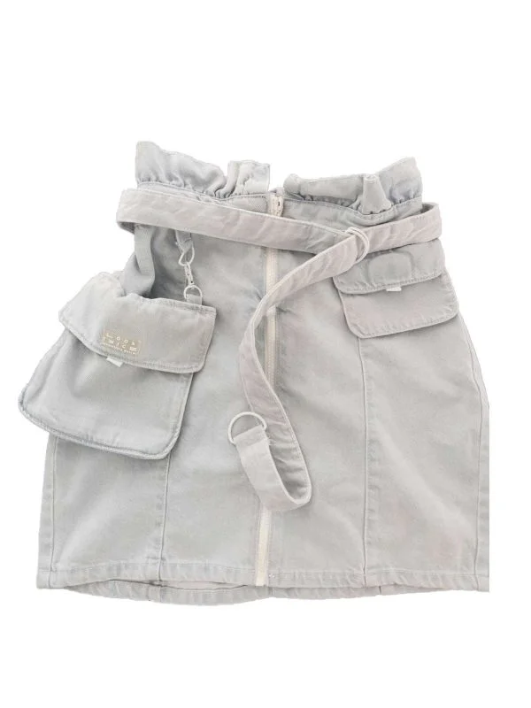 Fustă Bershka S | Albastru, Mini, Denim