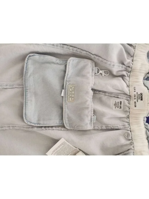 Fustă Bershka S | Albastru, Mini, Denim - Image 6