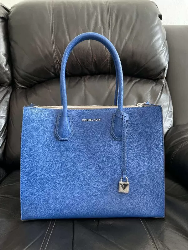 Geantă de mână Michael Kors | Albastru, Piele naturală - Image 2