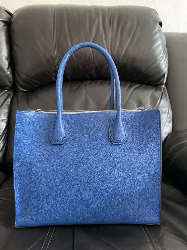 Geantă de mână Michael Kors | Albastru, Piele naturală - Image 3