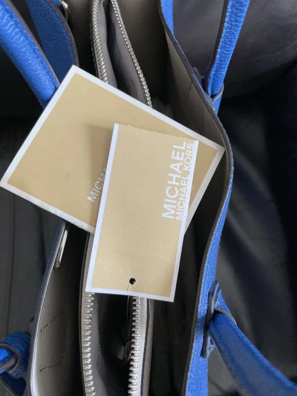 Geantă de mână Michael Kors | Albastru, Piele naturală - Image 5
