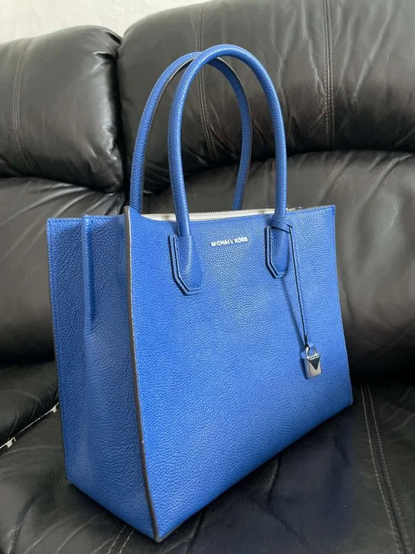 Geantă de mână Michael Kors | Albastru, Piele naturală - Image 6