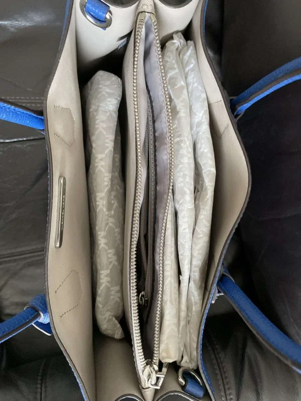 Geantă de mână Michael Kors | Albastru, Piele naturală - Image 7