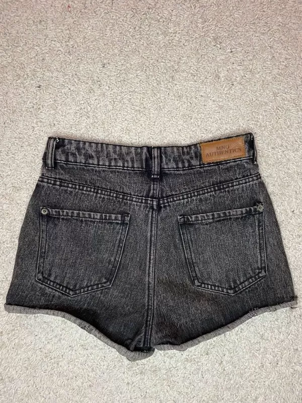 Blugi Mango EU 34 | Gri, Scurți, Denim - Image 3