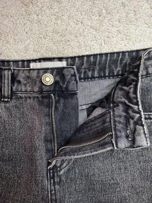 Blugi Mango EU 34 | Gri, Scurți, Denim - Image 6