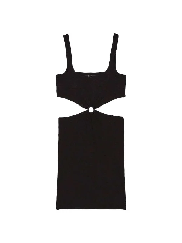 Rochie de seară Bershka S | Negru, Mini, Poliester - Image 4