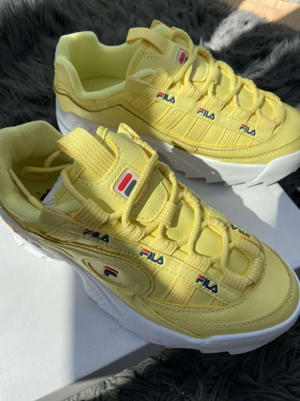 Sneakers Fila EU 37 | Galben, Piele ecologică - Image 4