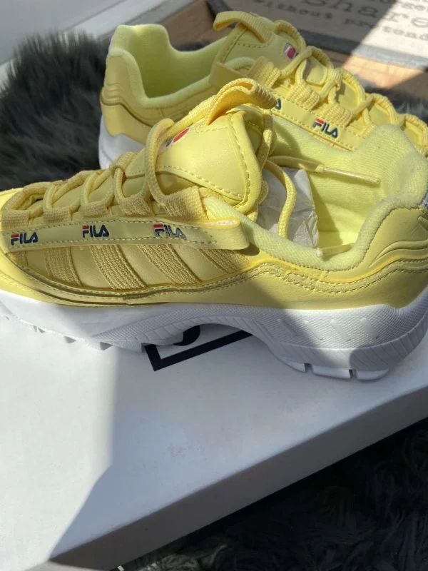 Sneakers Fila EU 37 | Galben, Piele ecologică - Image 9