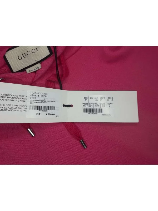 Hanorac Gucci L | Roz, Normal, Bumbac - Image 5