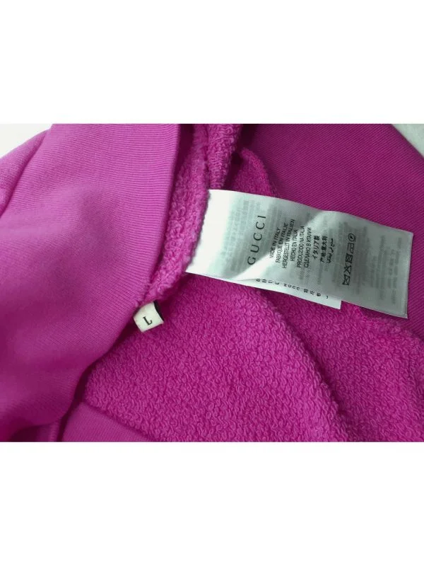 Hanorac Gucci L | Roz, Normal, Bumbac - Image 9