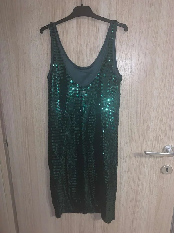 Rochie de seară Armani Exchange XS | Verde, Mini, Poliamidă - Image 6