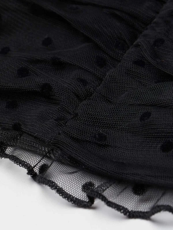 Bluză H&M M | Negru, Normal, Poliester - Image 2