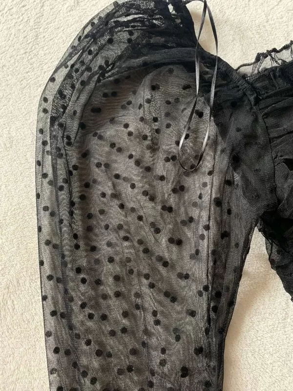 Bluză H&M M | Negru, Normal, Poliester - Image 7