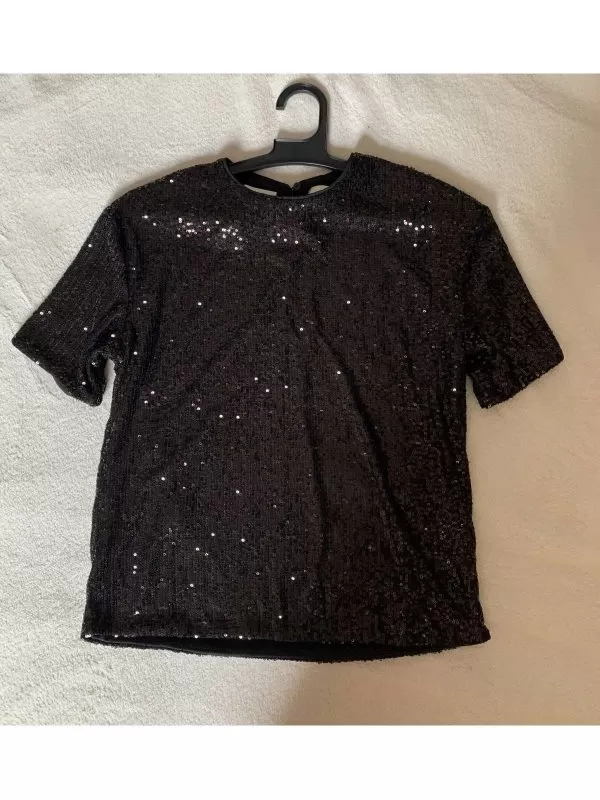 Top H&M XS | Negru, Normal, Poliester - Image 3