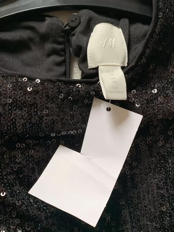 Top H&M XS | Negru, Normal, Poliester - Image 6