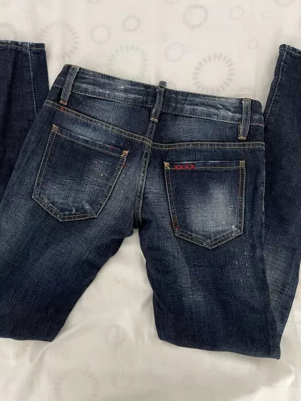 Blugi DSQUARED2 EU 36 | Albastru, Lungi, Bumbac - Image 3