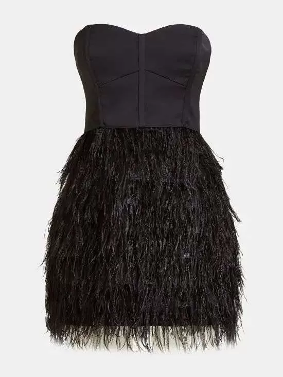 Rochie de seară Guess S | Negru, Mini - Image 5