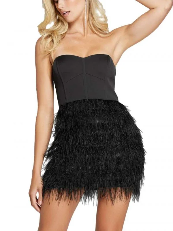 Rochie de seară Guess S | Negru, Mini - Image 2