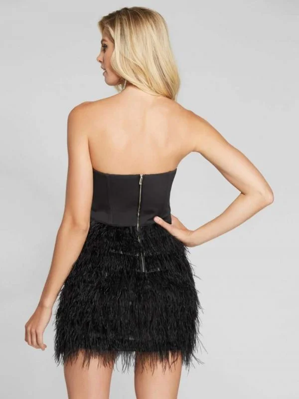 Rochie de seară Guess S | Negru, Mini - Image 3