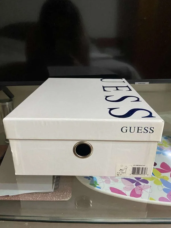 Pantofi cu toc înalt Guess EU 37 | Gri, Piele naturală - Image 7