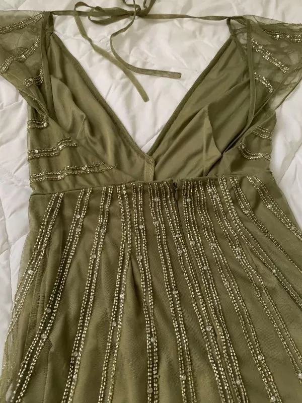 Rochie de seară ASOS EU 38 | Verde, Maxi, Poliester - Image 9