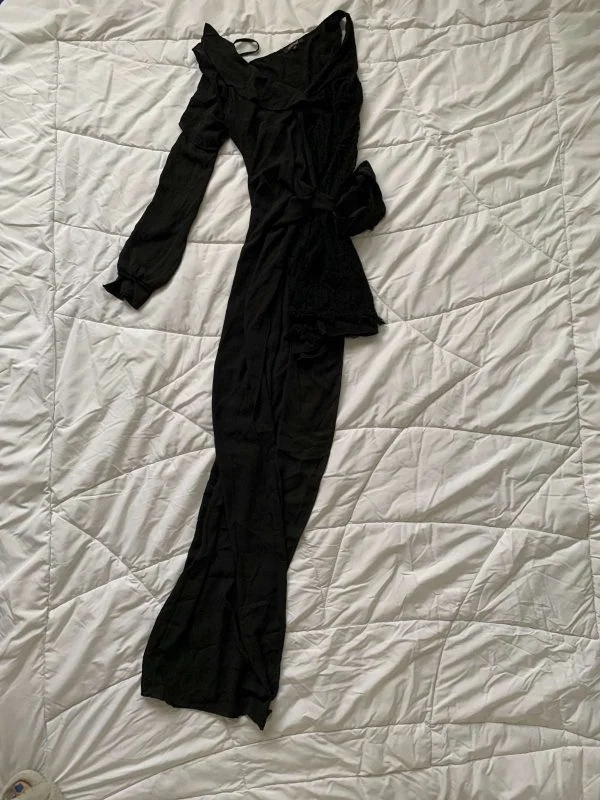 Rochie de seară DENNY ROSE S-M | Negru, Maxi, Poliester - Image 2